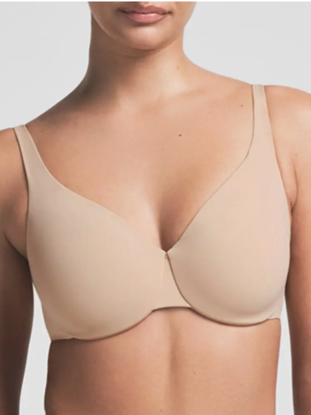 Skims Unlined Full Coverage Bra 30B Clay